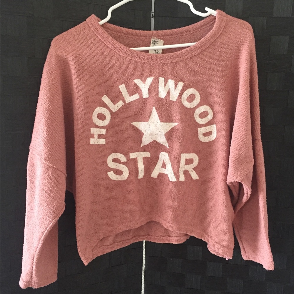 3/4 Sleeve Crop Top